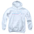 BETTY BOOP/RETO SURF BAND - YOUTH PULLOVER HOODIE - WHITE