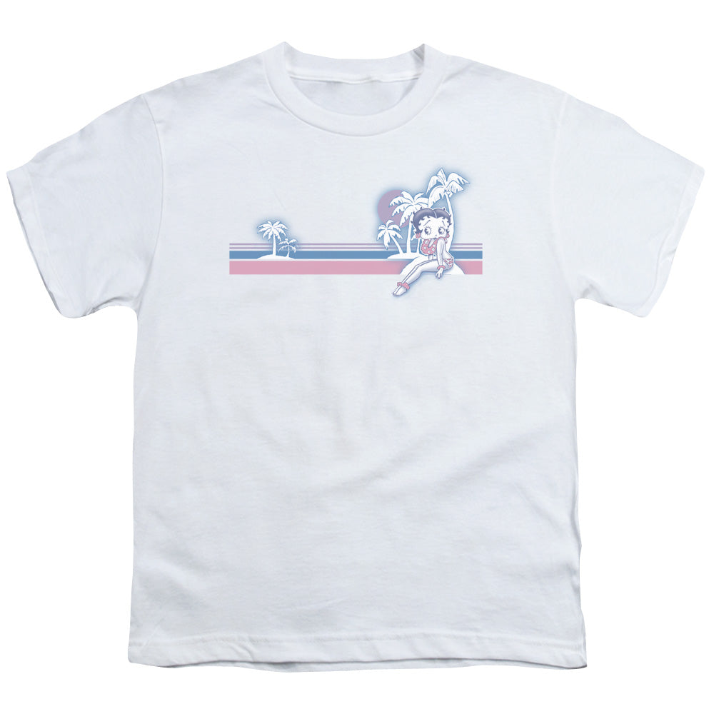 BETTY BOOP/RETO SURF BAND - S/S YOUTH 18/1 - WHITE