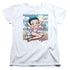 BETTY BOOP/SUNNY BOOP - S/S WOMENS TEE - WHITE