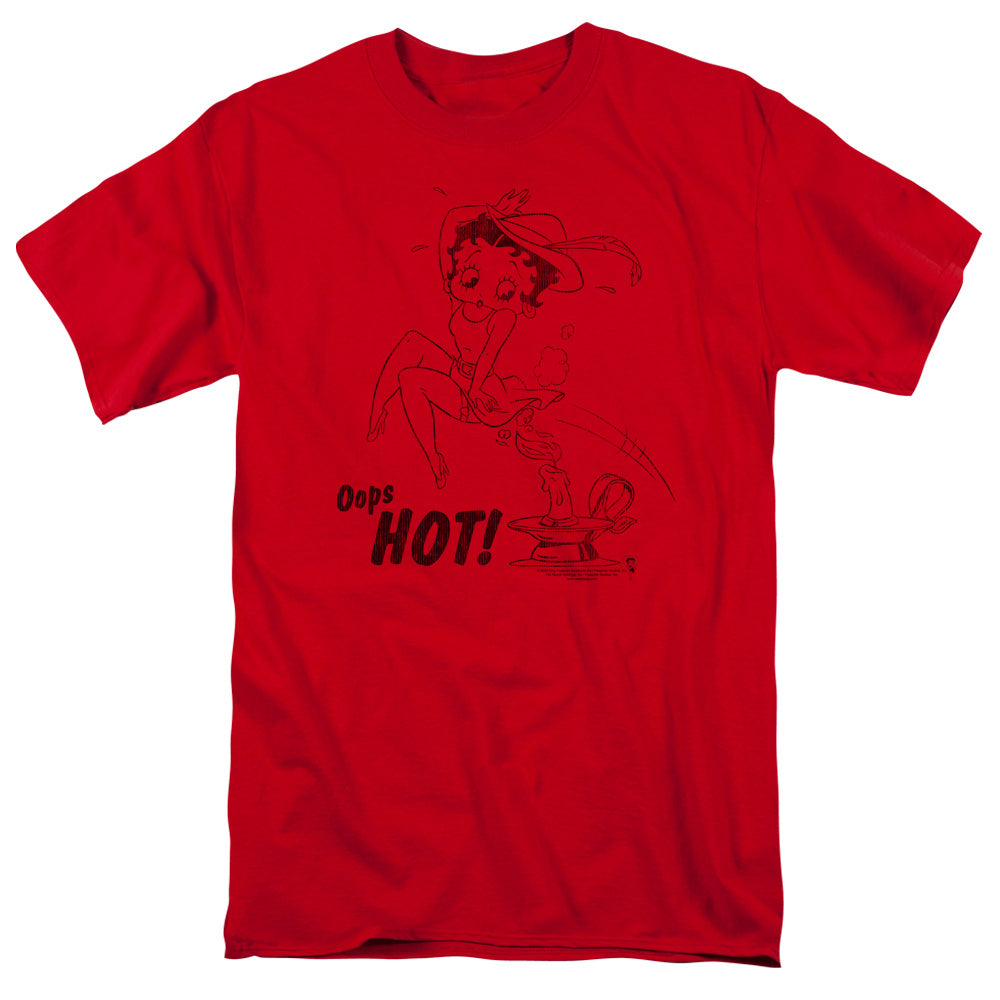 BETTY BOOP/NIMBLE BETTY - S/S ADULT 18/1 - RED