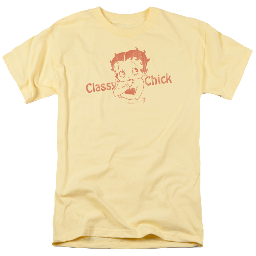 BETTY BOOP/CLASSY CHICK - S/S ADULT 18/1 - BANANA