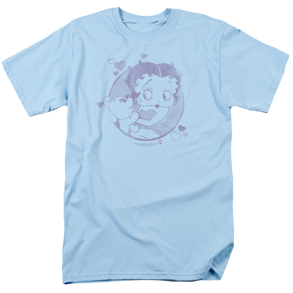 BETTY BOOP/PERFECT KISS - S/S ADULT 18/1 - LIGHT BLUE