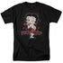 BETTY BOOP/CLASSIC KISS - S/S ADULT 18/1 - BLACK