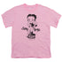 BETTY BOOP/INKWELL - S/S YOUTH 18/1 - PINK
