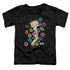 BETTY BOOP/TRIPPLE XO - S/S TODDLER TEE - BLACK