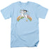 BETTY BOOP/UNICORN & RAINBOWS - S/S ADULT 18/1 - LIGHT BLUE
