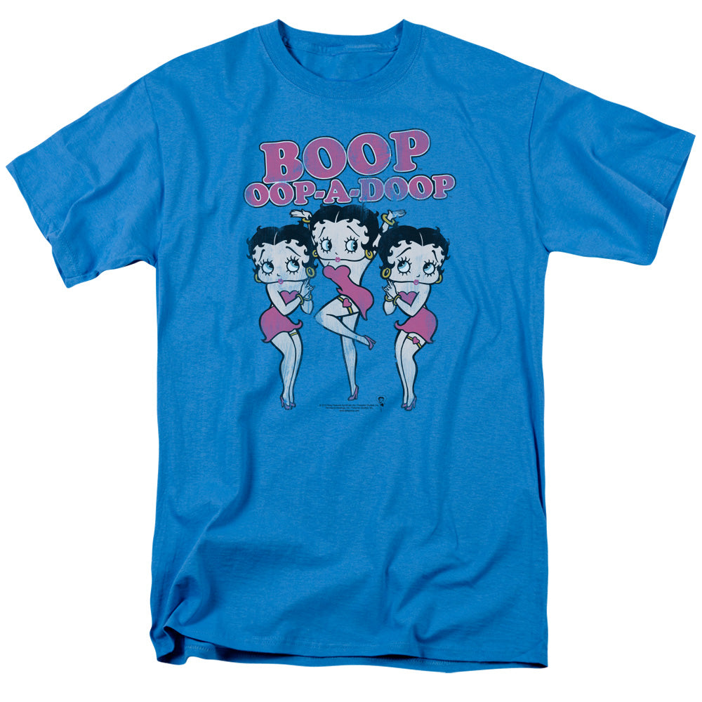 BETTY BOOP/THE BOOPS HAVE IT - S/S ADULT 18/1 - TURQUOISE