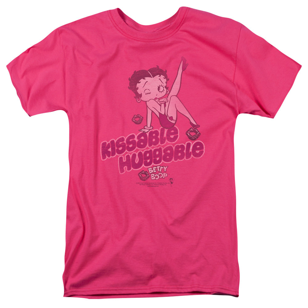 BETTY BOOP/KISSABLE HUGGABLE - S/S ADULT 18/1 - HOT PINK