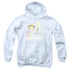 BETTY BOOP/HOT IN HAWAII - YOUTH PULLOVER HOODIE - WHITE