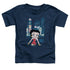 BETTY BOOP/SQUARE - S/S TODDLER TEE - NAVY