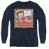 BETTY BOOP/ON BROADWAY - YOUTH LONG SLEEVE TEE - NAVY
