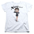 BETTY BOOP/NAVY BOOP - S/S WOMENS TEE - WHITE