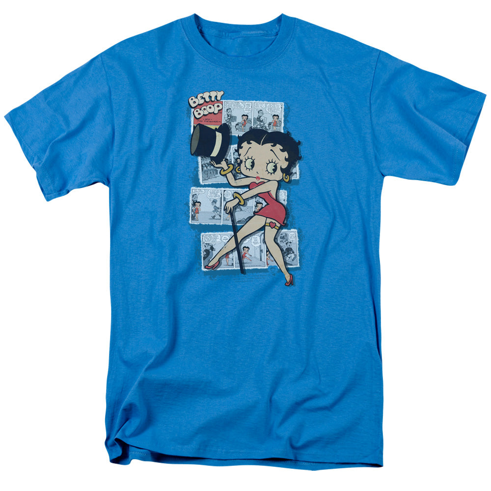 BETTY BOOP/COMIC STRIP - S/S ADULT 18/1 - TURQUOISE