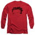 BETTY BOOP/WORD HAIR - L/S ADULT 18/1 - RED