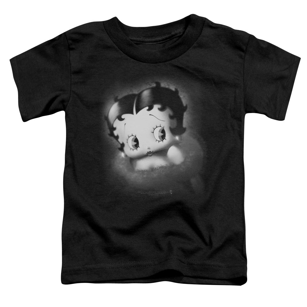 BETTY BOOP/VINTAGE STAR - S/S TODDLER TEE - BLACK