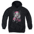 BETTY BOOP/BIKER BABE - YOUTH PULLOVER HOODIE - BLACK