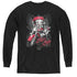 BETTY BOOP/BIKER BABE - YOUTH LONG SLEEVE TEE - BLACK