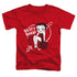BETTY BOOP/LOVER GIRL - S/S TODDLER TEE - RED