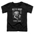 BETTY BOOP/ON THE LINE - S/S TODDLER TEE - BLACK