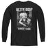 BETTY BOOP/ON THE LINE - YOUTH LONG SLEEVE TEE - BLACK