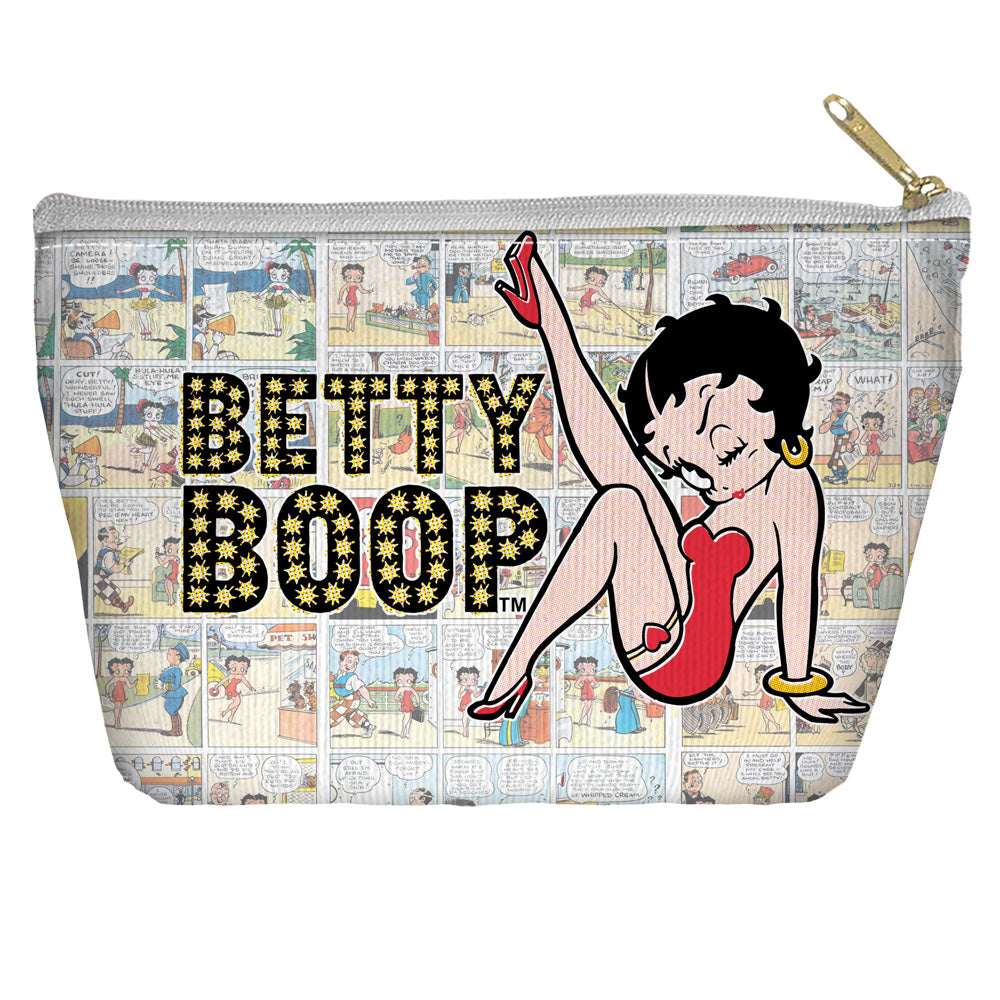 BETTY BOOP/VINTAGE STRIPS - T-BOTTOM ACCESSORY POUCH