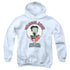 BETTY BOOP/BREEZY ZOMBIE LOVE - YOUTH PULLOVER HOODIE - WHITE