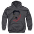 BETTY BOOP/CLASSIC ZOMBIE - YOUTH PULLOVER HOODIE - CHARCOAL
