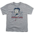 BETTY BOOP/ZOMBIE PINUP - S/S YOUTH 18/1 - ATHLETIC HEATHER