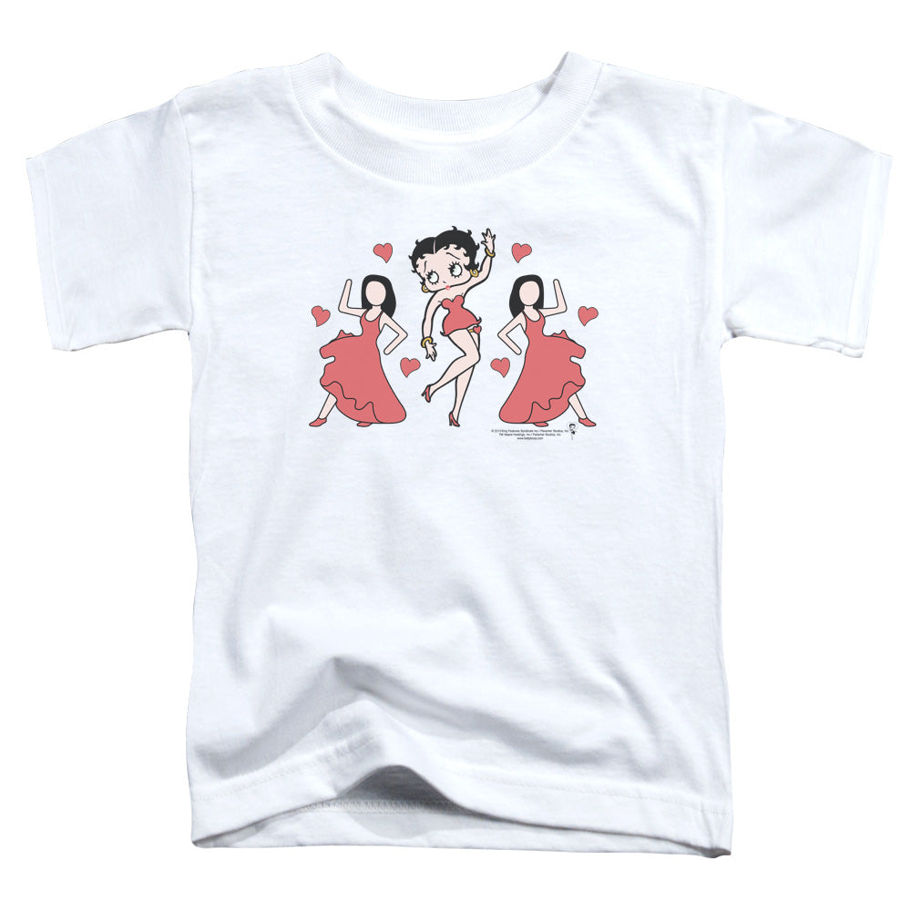 BETTY BOOP/BB DANCE - S/S TODDLER TEE - WHITE