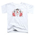 BETTY BOOP/BB DANCE - S/S TODDLER TEE - WHITE