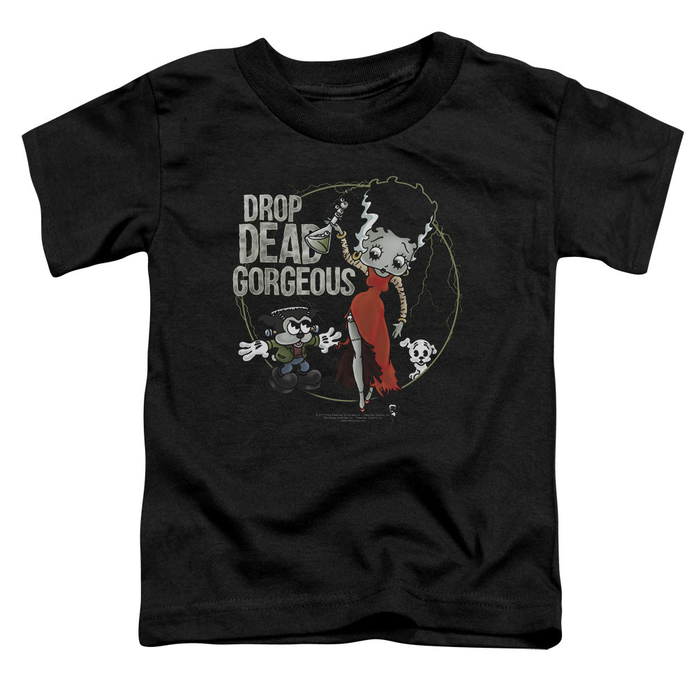 BETTY BOOP/DROP DEAD GORGEOUS - S/S TODDLER TEE - BLACK