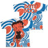 BETTY BOOP/MOD RINGS (FRONT/BACK PRINT) - S/S YOUTH POLY CREW - MULTI