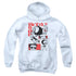 BETTY BOOP/STYLIN SNAPS - YOUTH PULLOVER HOODIE - WHITE
