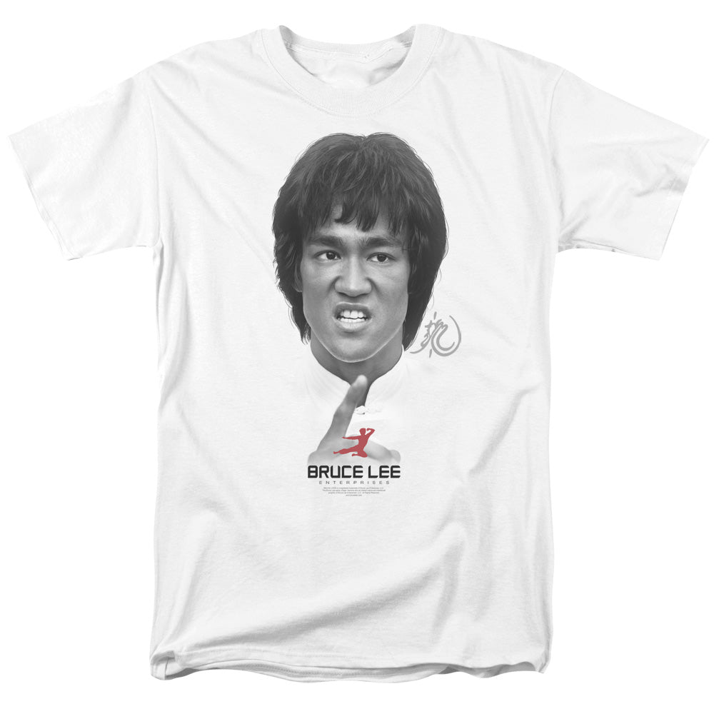 BRUCE LEE/SELF HELP - S/S ADULT 18/1 - WHITE