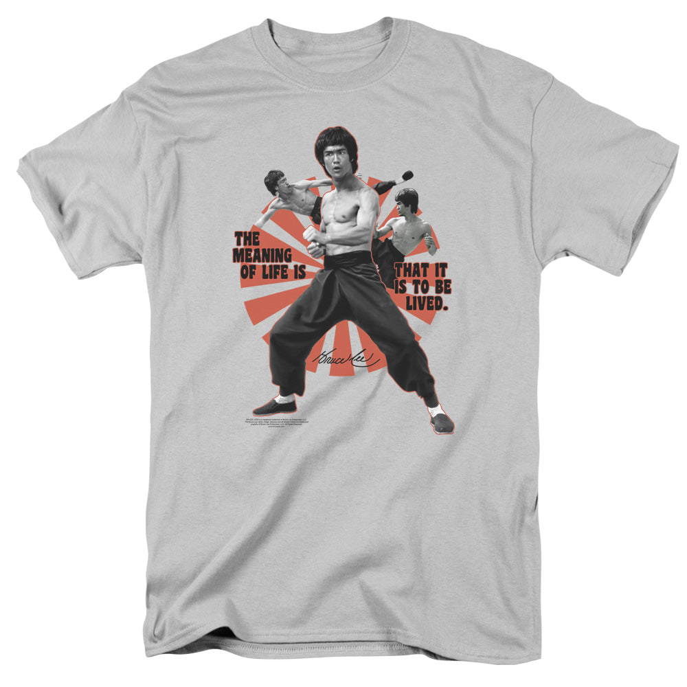 BRUCE LEE/MEANING OF LIFE - S/S ADULT 18/1 - SILVER