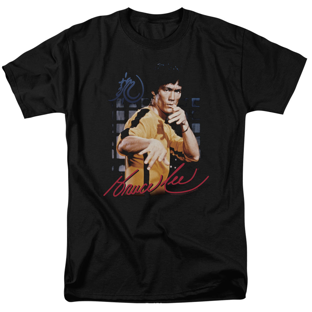 BRUCE LEE/YELLOW JUMPSUIT - S/S ADULT 18/1 - BLACK