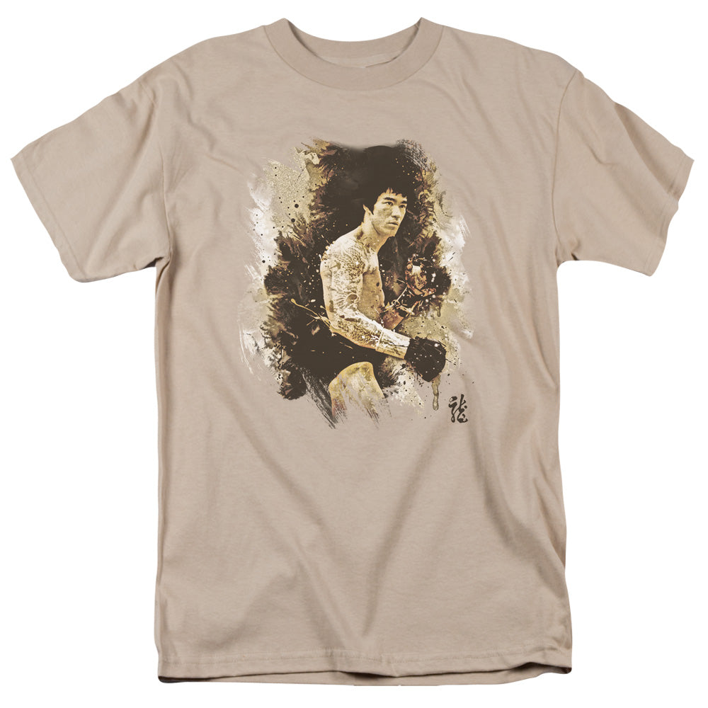 BRUCE LEE/INTENSITY - S/S ADULT 18/1 - SAND