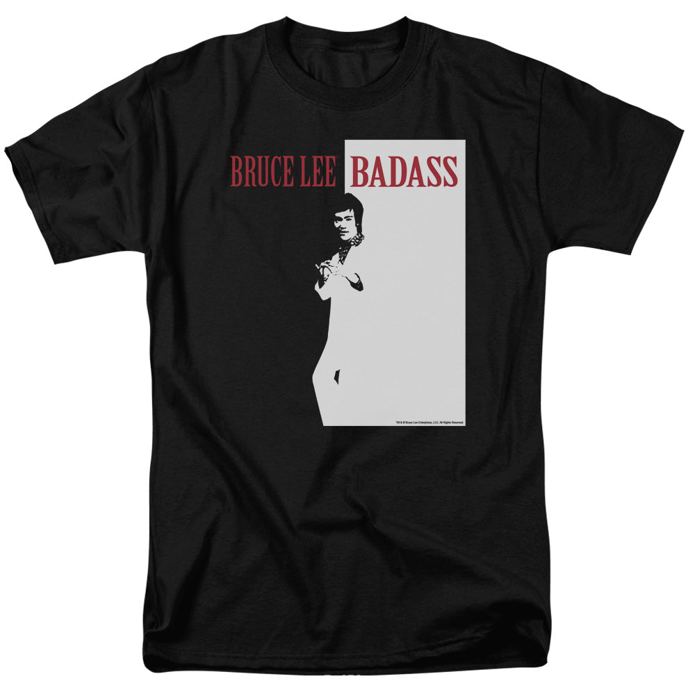 BRUCE LEE/BADASS - S/S ADULT 18/1 - BLACK