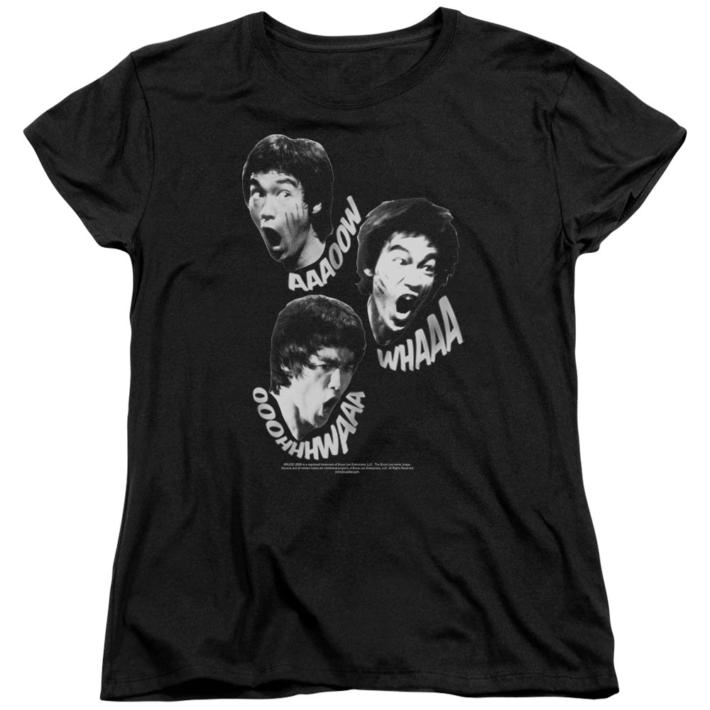 BRUCE LEE/SOUNDS OF THE DRAGON - S/S WOMENS TEE - BLACK