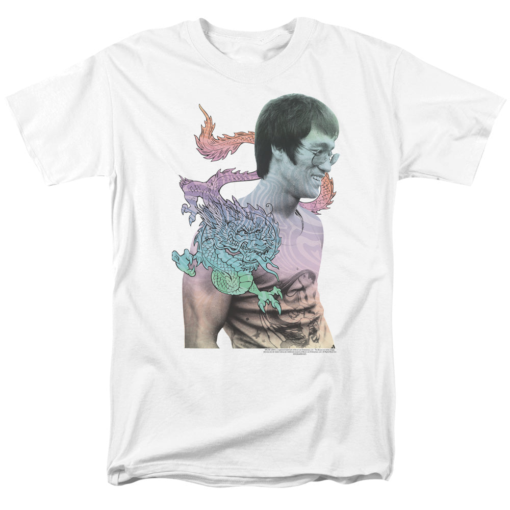 BRUCE LEE/A LITTLE BRUCE - S/S ADULT 18/1 - WHITE