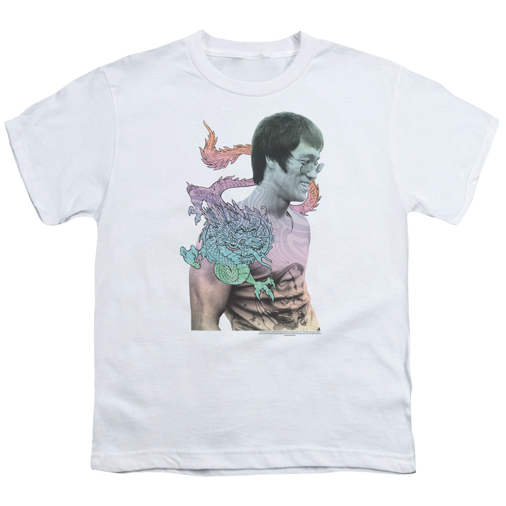 BRUCE LEE/A LITTLE BRUCE - S/S YOUTH 18/1 - WHITE