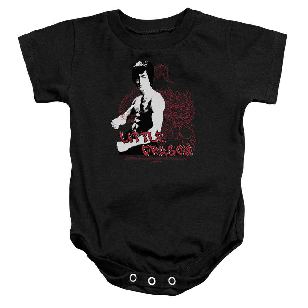 BRUCE LEE/LITTLE DRAGON - INFANT SNAPSUIT - BLACK