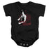 BRUCE LEE/LITTLE DRAGON - INFANT SNAPSUIT - BLACK