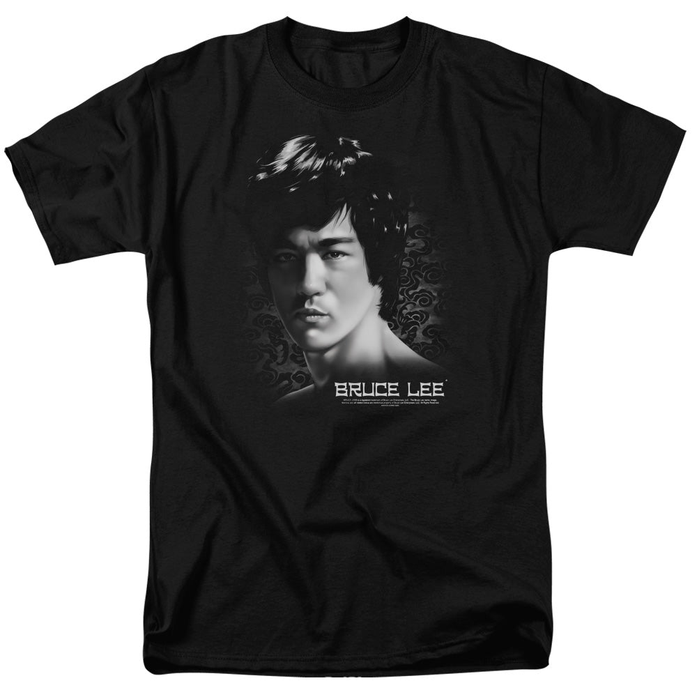BRUCE LEE/IN YOUR FACE - S/S ADULT 18/1 - BLACK