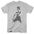 BRUCE LEE/CHINESE CHARACTERS - S/S ADULT 18/1 - SILVER