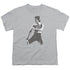 BRUCE LEE/CHINESE CHARACTERS - S/S YOUTH 18/1 - SILVER