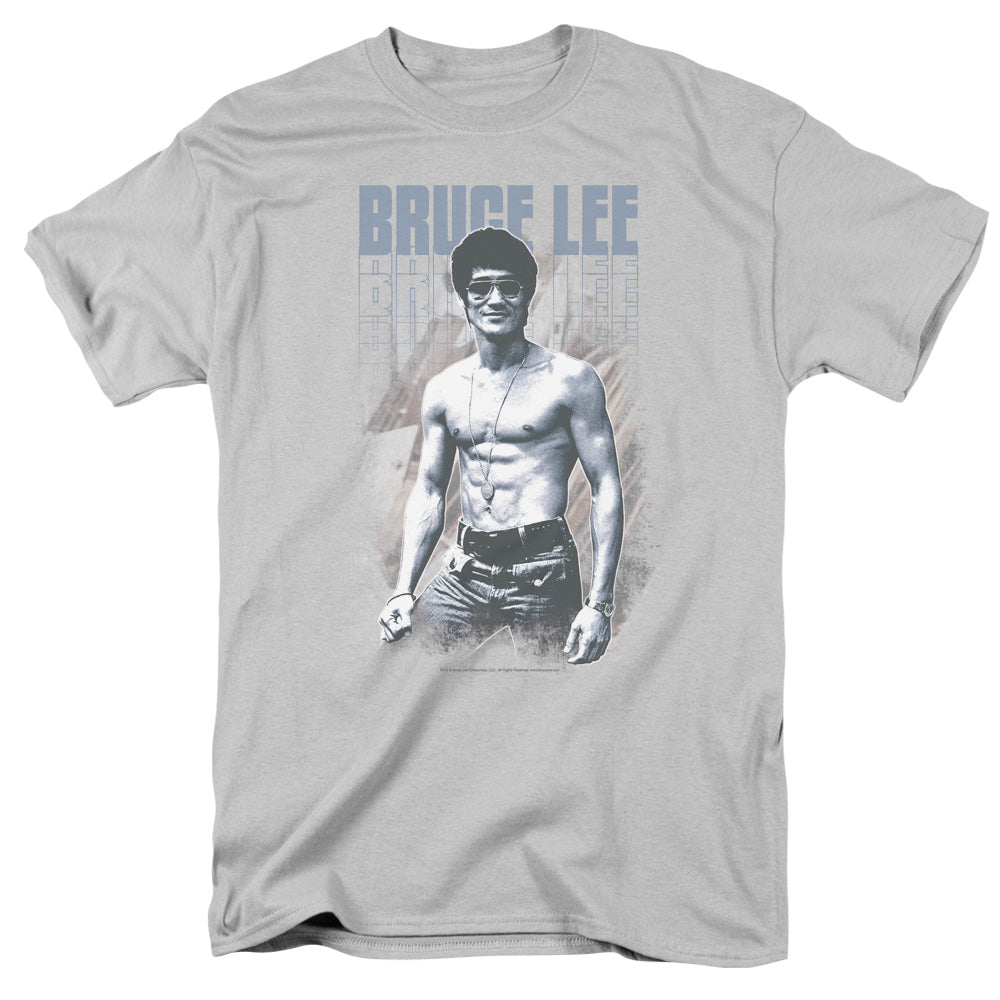 BRUCE LEE/BLUE JEAN LEE - S/S ADULT 18/1 - SILVER