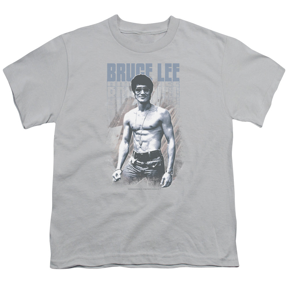 BRUCE LEE/BLUE JEAN LEE - S/S YOUTH 18/1 - SILVER
