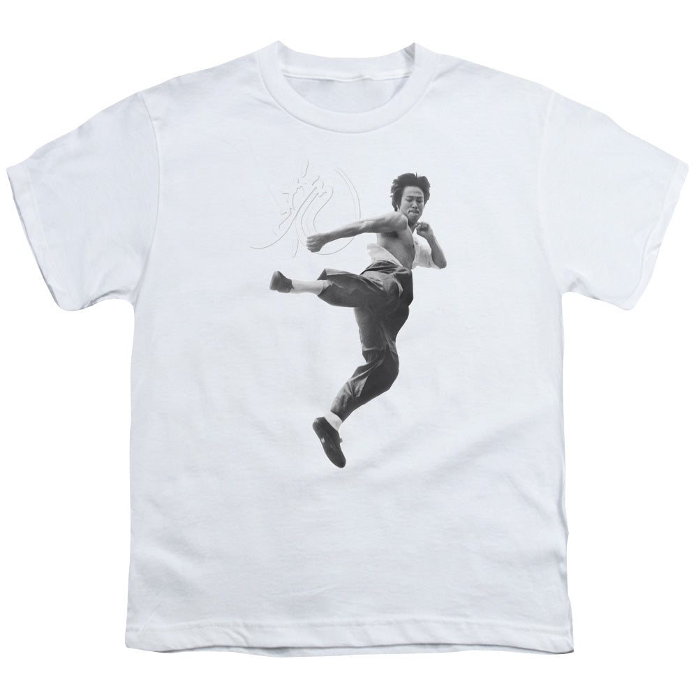 BRUCE LEE/FLYING KICK - S/S YOUTH 18/1 - WHITE