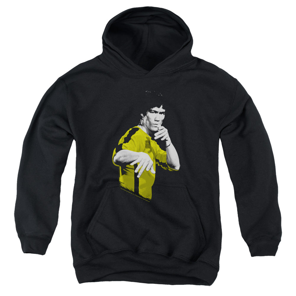BRUCE LEE/SUIT OF DEATH - YOUTH PULLOVER HOODIE - BLACK